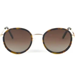 Lunettes Femme|Lunettes Polarisées<Binocle Eyewear Lunettes de soleil Coachella Gold Tortoise Brown Polarized