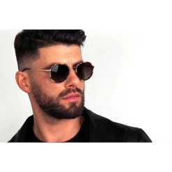 Lunettes Femme|Lunettes Polarisées<Binocle Eyewear Lunettes de soleil Coachella Gold Tortoise Brown Polarized