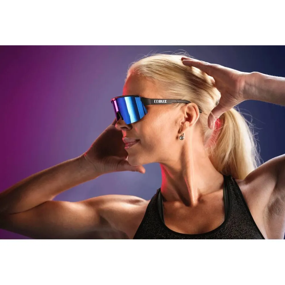 Lunettes Trail|Lunettes Trail-Running<Bliz Lunettes de soleil Breeze Nano Optics Nordic Light Matt Black Light Begonia