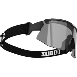 Lunettes Trail|Lunettes Trail-Running<Bliz Lunettes de soleil Breeze Matt Black Brown Silver Mirror Polarized + Orange