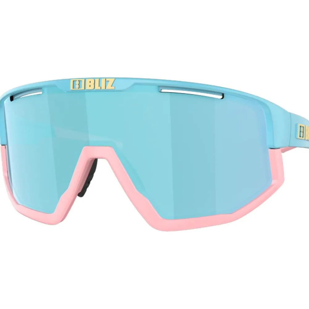 Outlet Lunettes de soleil Fusion Small Matte Pastel Blue Smoke Ice Blue Mirror Femme Lunettes, Visières|Lunettes Trail