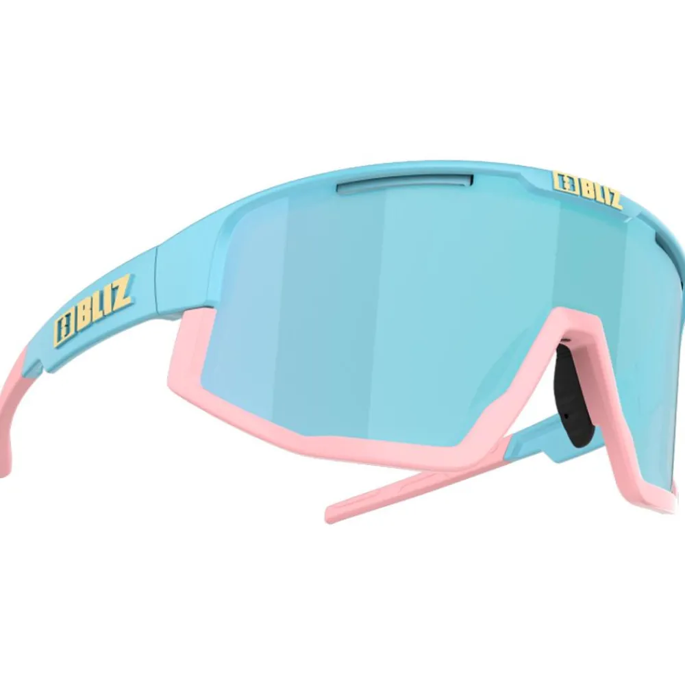 Outlet Lunettes de soleil Fusion Small Matte Pastel Blue Smoke Ice Blue Mirror Femme Lunettes, Visières|Lunettes Trail