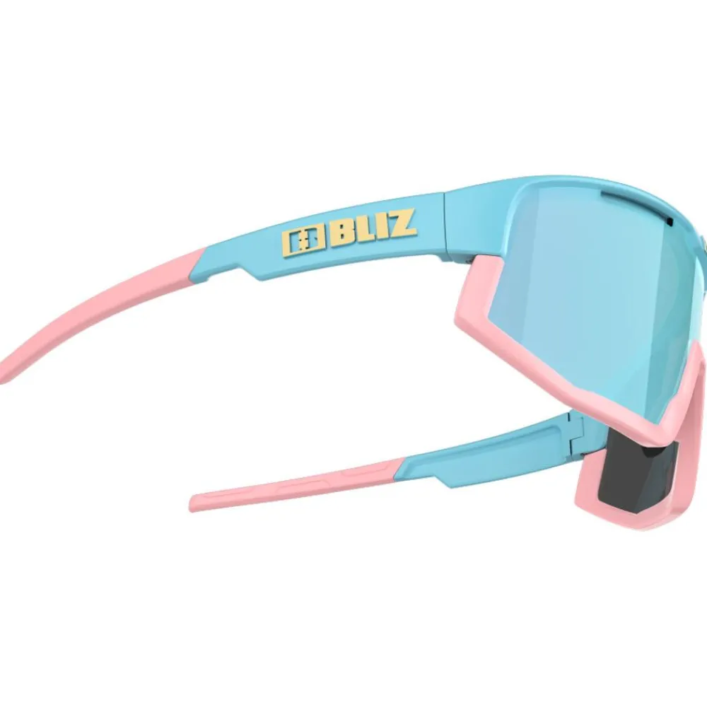 Outlet Lunettes de soleil Fusion Small Matte Pastel Blue Smoke Ice Blue Mirror Femme Lunettes, Visières|Lunettes Trail