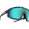 New Lunettes de soleil Fusion Matt Black Smoke Blue Multi Femme Lunettes, Visières|Lunettes Femme