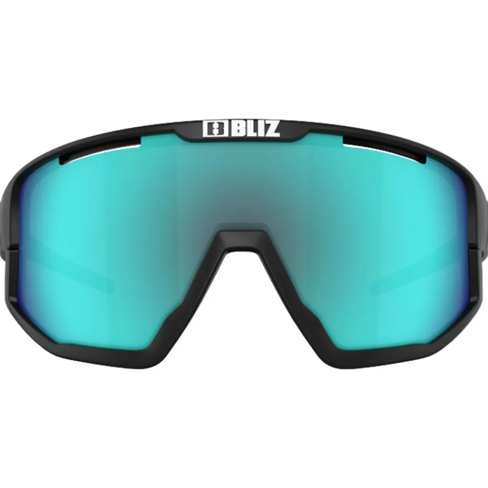 New Lunettes de soleil Fusion Matt Black Smoke Blue Multi Femme Lunettes, Visières|Lunettes Femme