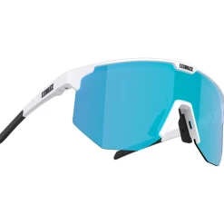 Lunettes de soleil Hero Small Matte White Brown Blue Mirror Femme Lunettes Trail|Lunettes Trail-Running