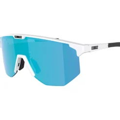 Lunettes de soleil Hero Small Matte White Brown Blue Mirror Femme Lunettes Trail|Lunettes Trail-Running
