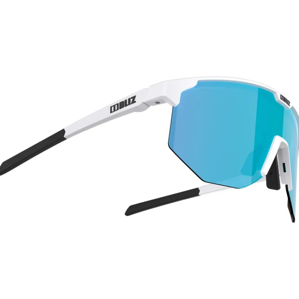 Lunettes de soleil Hero Small Matte White Brown Blue Mirror Femme Lunettes Trail|Lunettes Trail-Running
