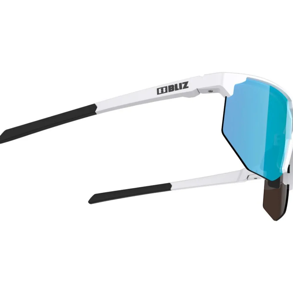 Lunettes de soleil Hero Small Matte White Brown Blue Mirror Femme Lunettes Trail|Lunettes Trail-Running