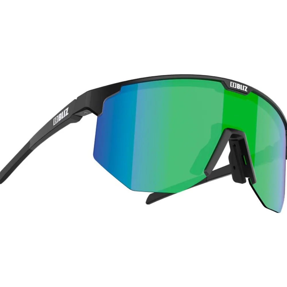 Lunettes, Visières|Lunettes Femme<Bliz Lunettes de soleil Hero Matte Black Brown Green Mirror