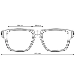 Lunettes de soleil Airdrift Black Matte Acid Sky Blue Polarized Femme Lunettes Polarisées|Lunettes Femme