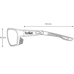 Lunettes de soleil Airfin Black Matte Blue Tns Polarized Femme Lunettes Polarisées|Lunettes Femme