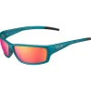 New Lunettes de soleil Cerber Creator Teal Metallic Volt+ Ruby Polarized Femme Lunettes Femme|Lunettes Homme