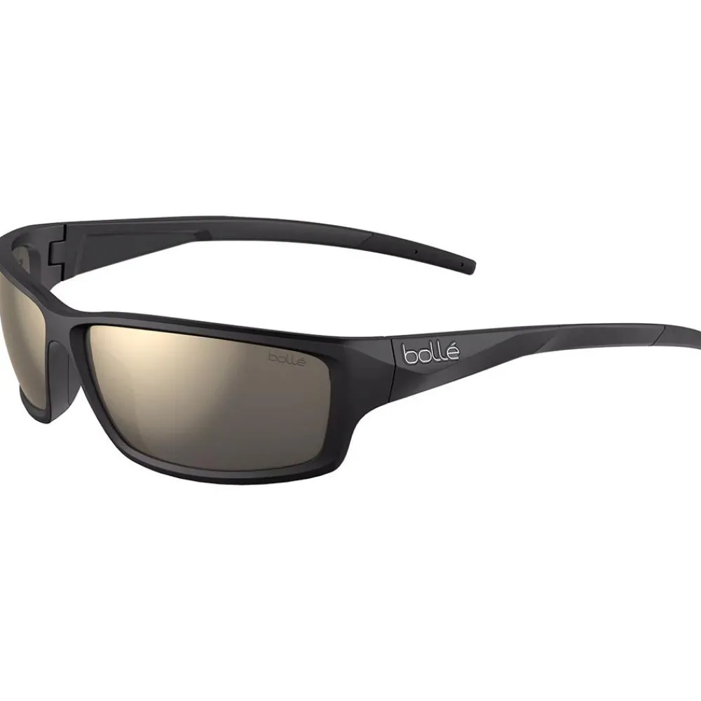 Lunettes Femme|Lunettes Polarisées<Bollé Lunettes de soleil Cerber Black Matte Tns Gold