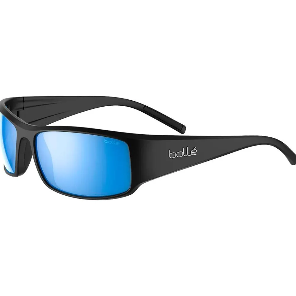 Lunettes Polarisées|Lunettes Homme<Bollé Lunettes de soleil King Black Matte Sky Blue Polarized