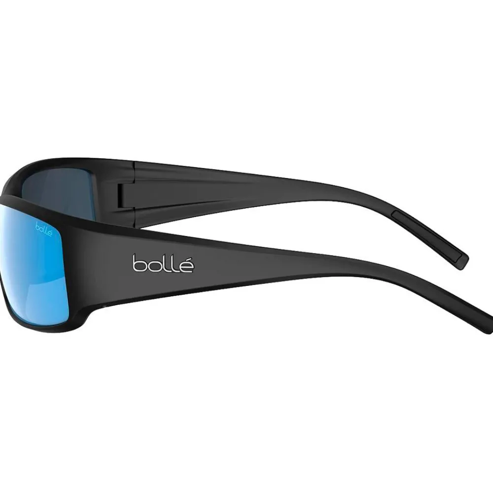 Lunettes Polarisées|Lunettes Homme<Bollé Lunettes de soleil King Black Matte Sky Blue Polarized
