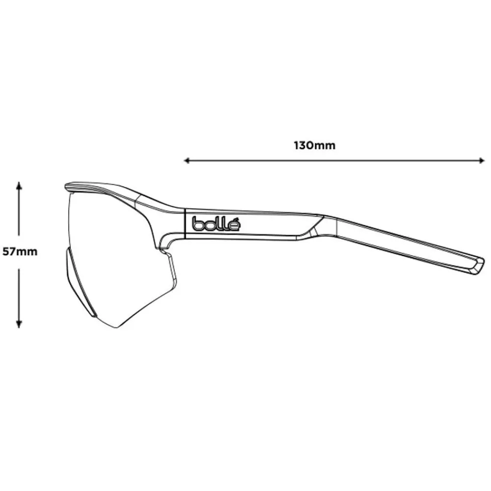 Lunettes Photochromiques<Bollé Lunettes de soleil Lightshifter XL Black Frost Phantom Brown Red