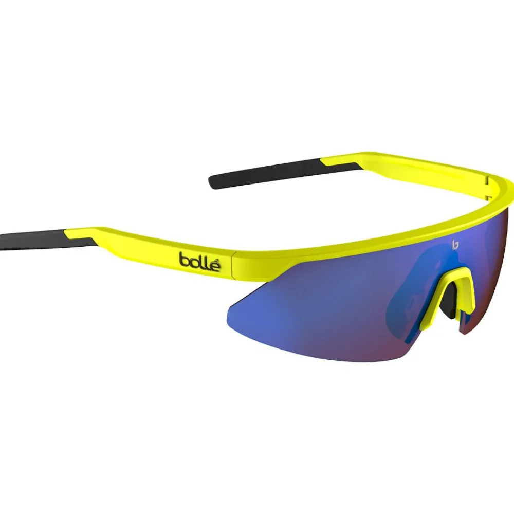 Lunettes Trail|Lunettes Trail-Running<Bollé Lunettes de soleil Micro Edge Acid Yellow Matte Brown Blue