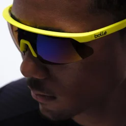 Lunettes Trail|Lunettes Trail-Running<Bollé Lunettes de soleil Micro Edge Acid Yellow Matte Brown Blue