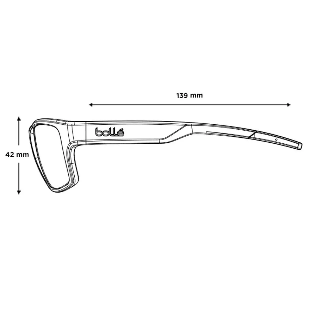 Lunettes Femme|Lunettes Femme<Bollé Lunettes de soleil Status Black Matte Brown Blue
