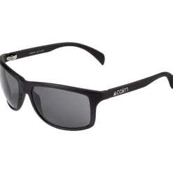 Lunettes Femme|Lunettes Polarisées<Cairn Lunettes de soleil Takao Mat Black Silver Polarized