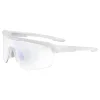 Outlet Lunettes de soleil Asphalt Lite Translucent White Artic Matte Zone Vario Grey Cat.0-3 Blue Femme Lunettes Femme|Lunettes Homme