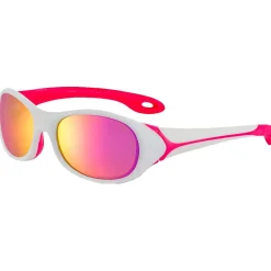 Hot Lunettes de soleil Flipper Matte White Fuchsia Zone Blue Light Grey Pink Enfant Lunettes Enfant