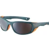 Lunettes Femme|Lunettes Homme<Cebe Lunettes de soleil Jorasse M Matt Petrol Orange Zone Brown Cat.4 Silver