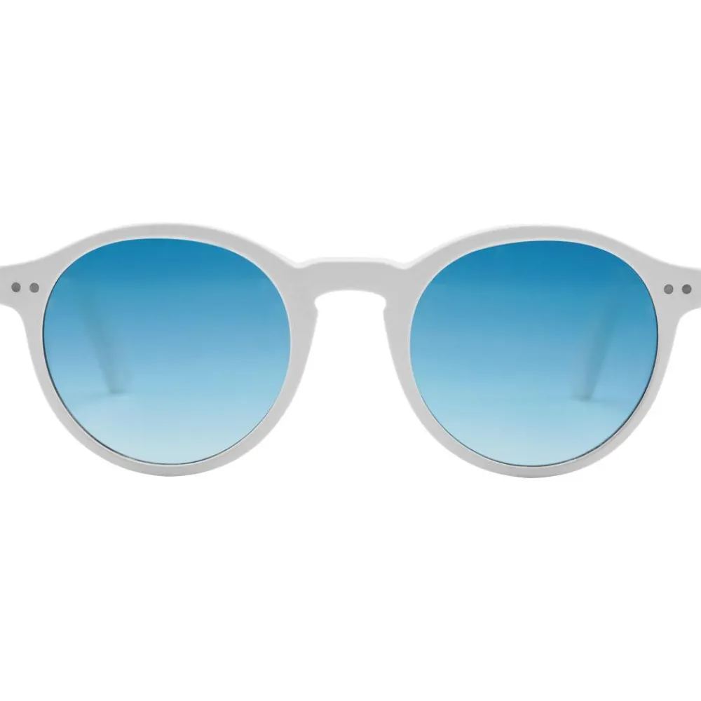 Lunettes Femme<Cebe Lunettes de soleil Ride On Matt White Gradient Blue