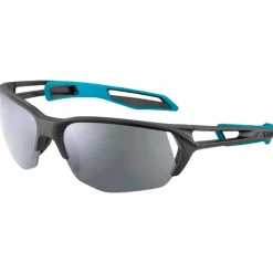 Lunettes Femme|Lunettes Homme<Cebe Lunettes de soleil S'Track L 2.0 Black Acapulco Matte Zone Polarized Brown Silver