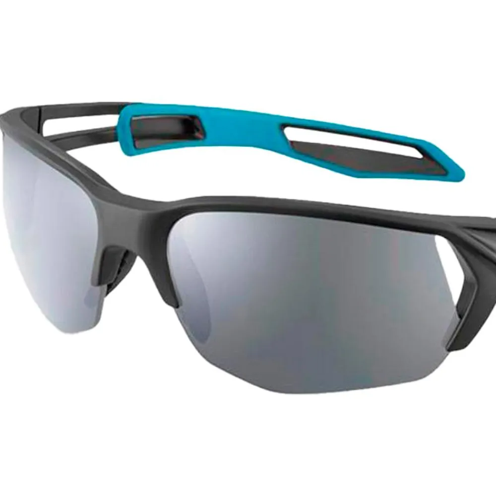 Lunettes Femme|Lunettes Homme<Cebe Lunettes de soleil S'Track L 2.0 Black Acapulco Matte Zone Polarized Brown Silver