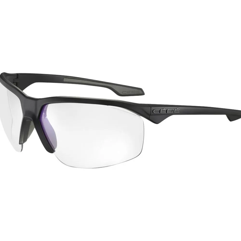 Lunettes Photochromiques|Lunettes Femme<Cebe Lunettes de soleil Stamina Black Graphite Matte Zone Vario Grey Cat.0-3 Blue