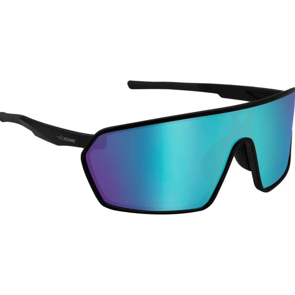 Online Lunettes de soleil Terra Matte Black Blue Mirror Femme Lunettes Trail|Lunettes Trail-Running