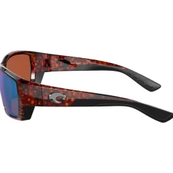 Lunettes Femme|Lunettes Polarisées<Costa Del Mar Lunettes de soleil Tuna Alley Tortoise Green Mirror Polarized