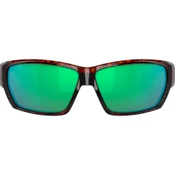 Lunettes Femme|Lunettes Polarisées<Costa Del Mar Lunettes de soleil Tuna Alley Tortoise Green Mirror Polarized