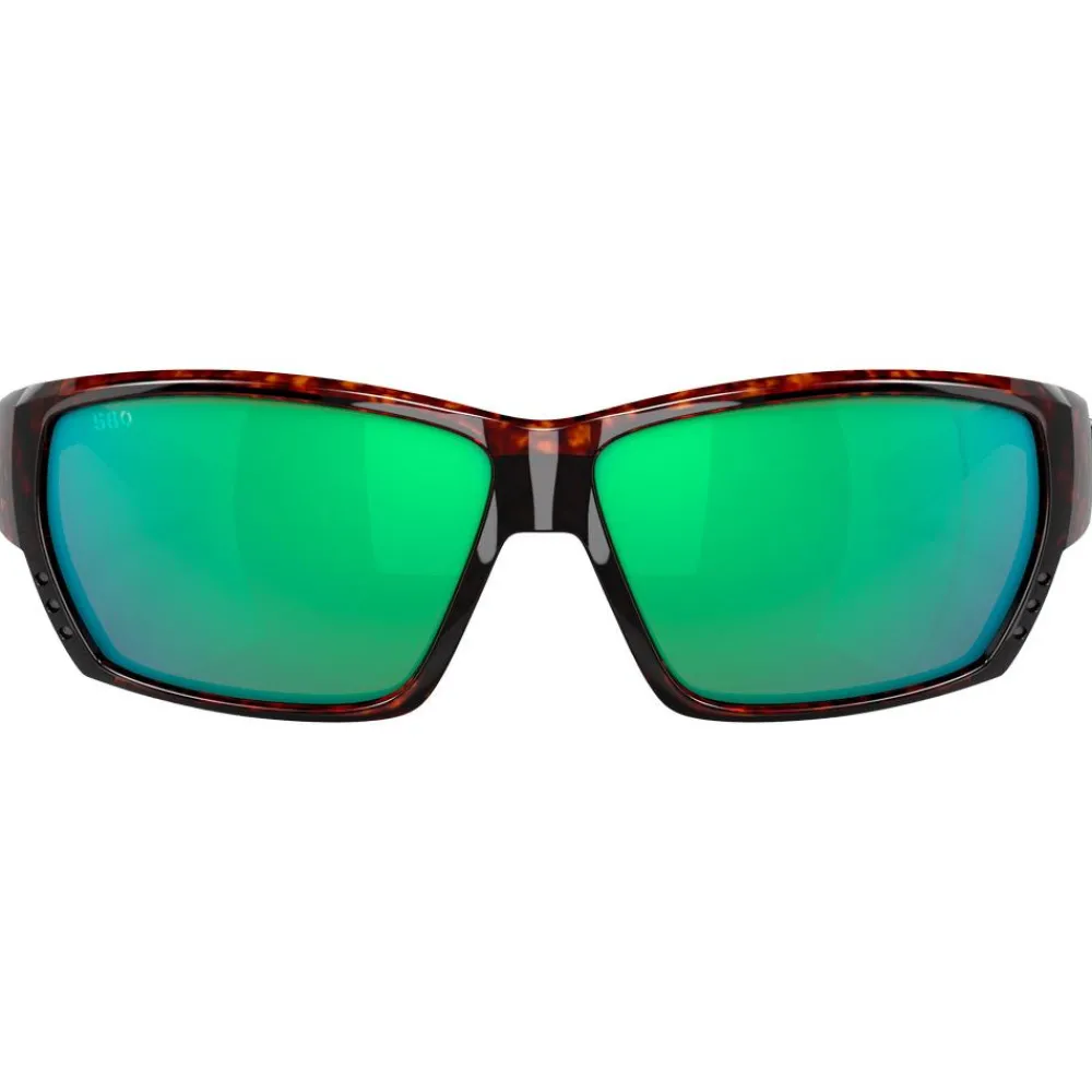 Lunettes Femme|Lunettes Polarisées<Costa Del Mar Lunettes de soleil Tuna Alley Tortoise Green Mirror Polarized