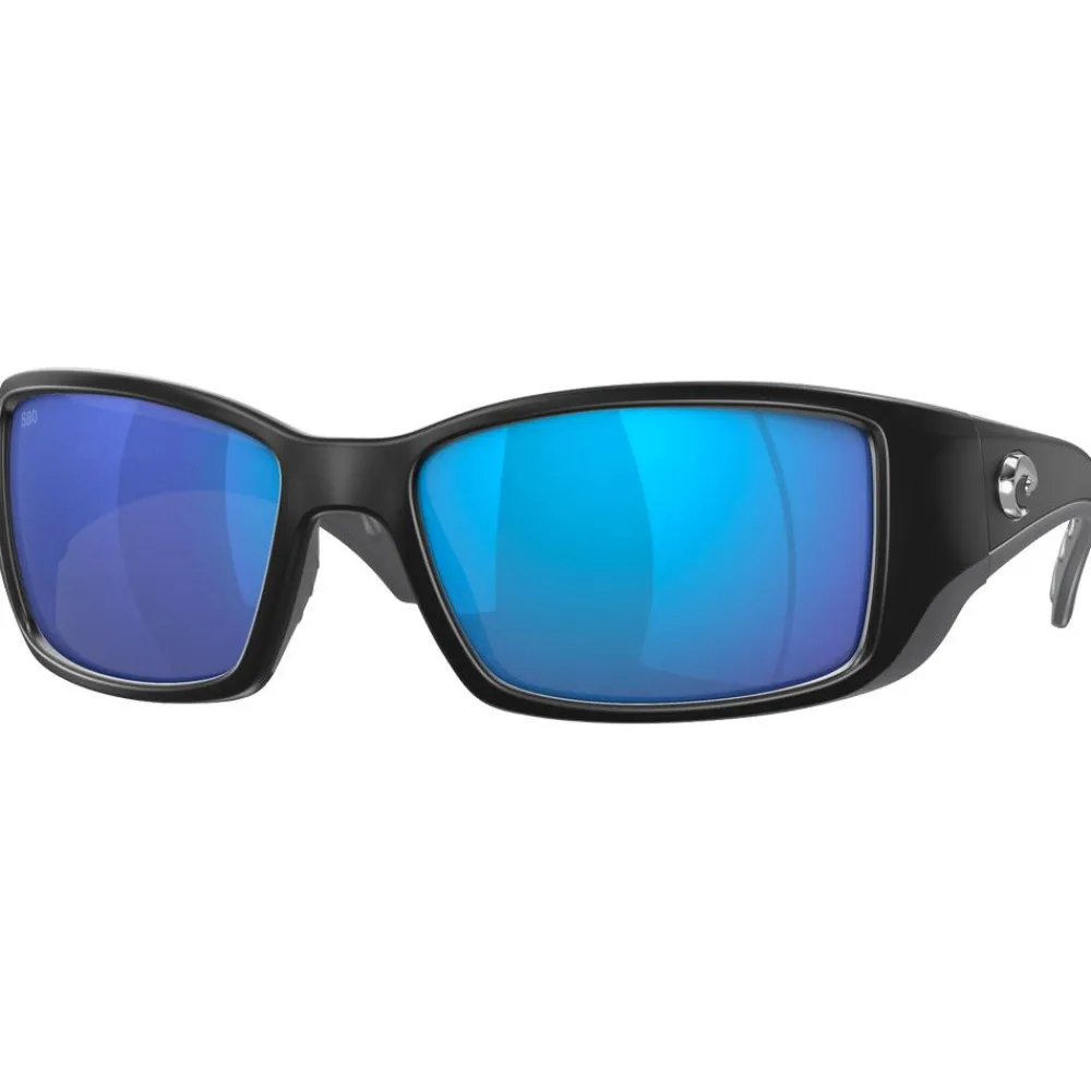 Lunettes Polarisées|Lunettes Femme<Costa Del Mar Lunettes de soleil Blackfin Matte Black Blue Mirror Polarized