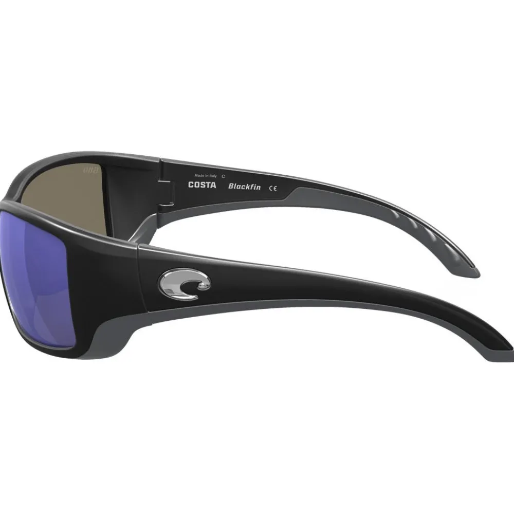 Lunettes Polarisées|Lunettes Femme<Costa Del Mar Lunettes de soleil Blackfin Matte Black Blue Mirror Polarized