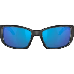 Lunettes Polarisées|Lunettes Femme<Costa Del Mar Lunettes de soleil Blackfin Matte Black Blue Mirror Polarized