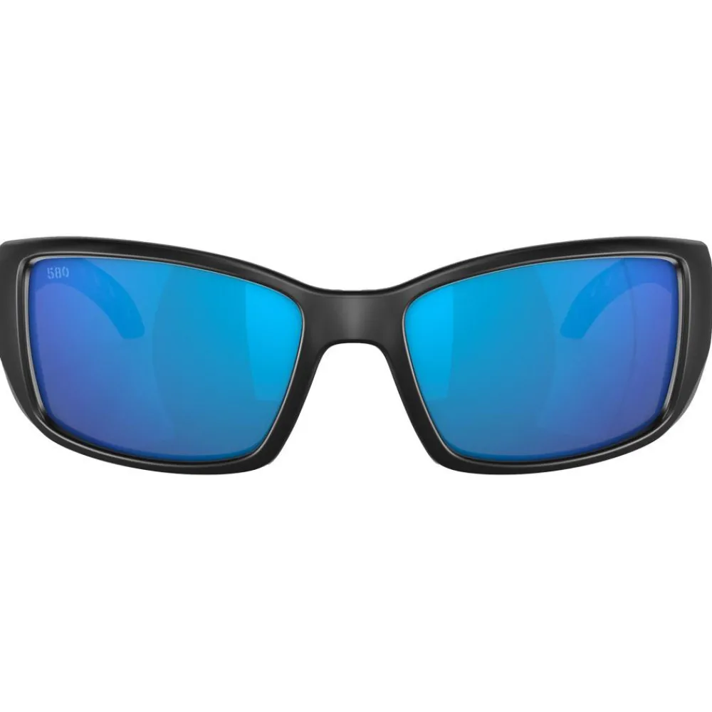 Lunettes Polarisées|Lunettes Femme<Costa Del Mar Lunettes de soleil Blackfin Matte Black Blue Mirror Polarized