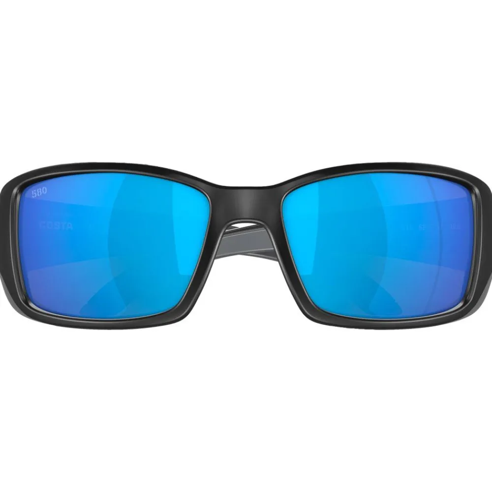 Lunettes Polarisées|Lunettes Femme<Costa Del Mar Lunettes de soleil Blackfin Matte Black Blue Mirror Polarized