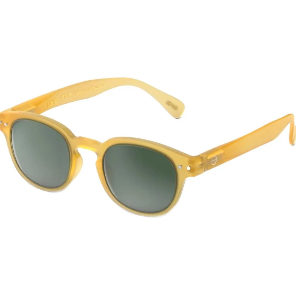 Lunettes Enfant<Izipizi Lunettes de soleil Sun #C Junior Yellow Honey Soft Grey