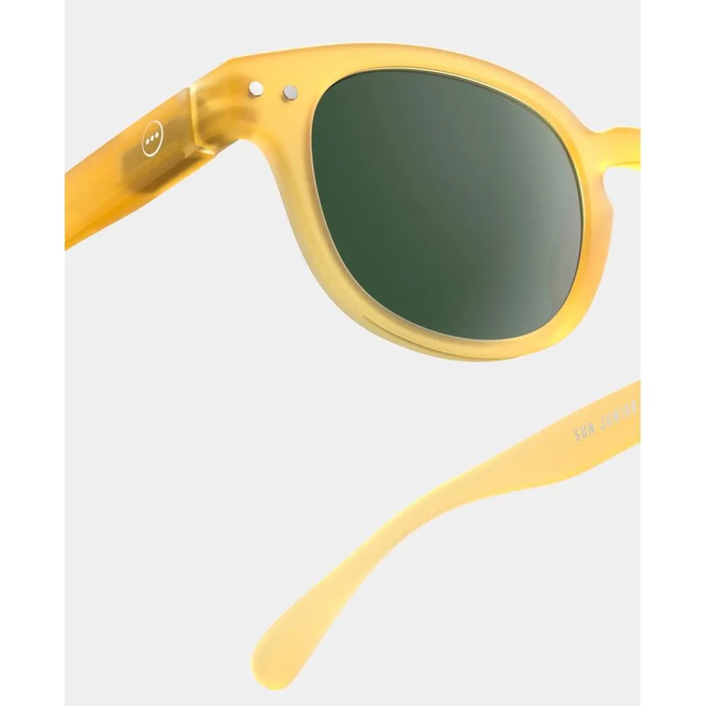 Lunettes Enfant<Izipizi Lunettes de soleil Sun #C Junior Yellow Honey Soft Grey