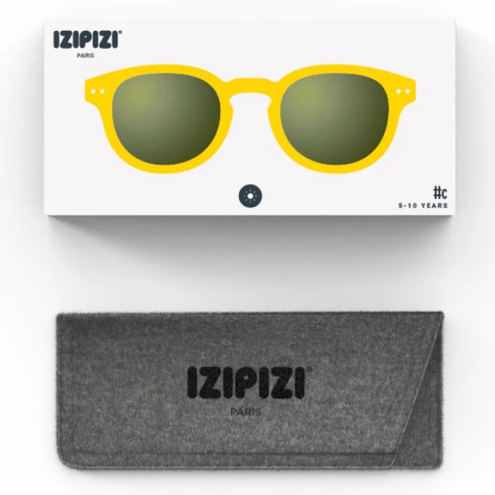 Lunettes Enfant<Izipizi Lunettes de soleil Sun #C Junior Yellow Honey Soft Grey