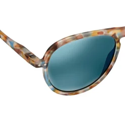 Lunettes Femme<Izipizi Lunettes de soleil Sun #I Blue Tortoise Soft Blue Mirror