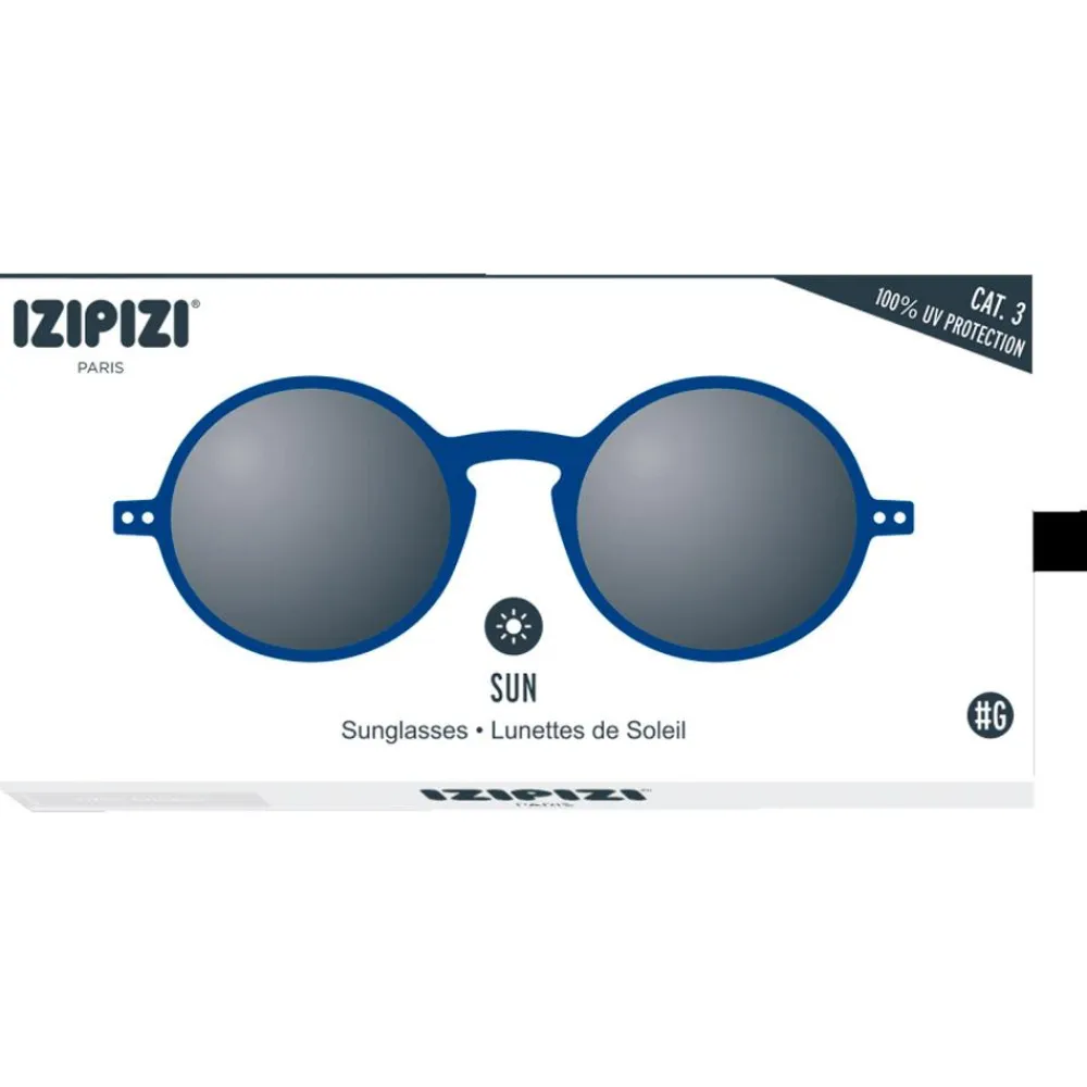 Discount Lunettes de soleil Sun #G Navy Blue Soft Grey Femme Lunettes Femme