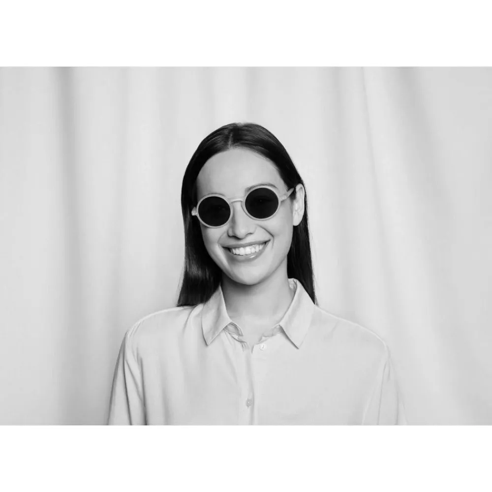 Discount Lunettes de soleil Sun #G Navy Blue Soft Grey Femme Lunettes Femme