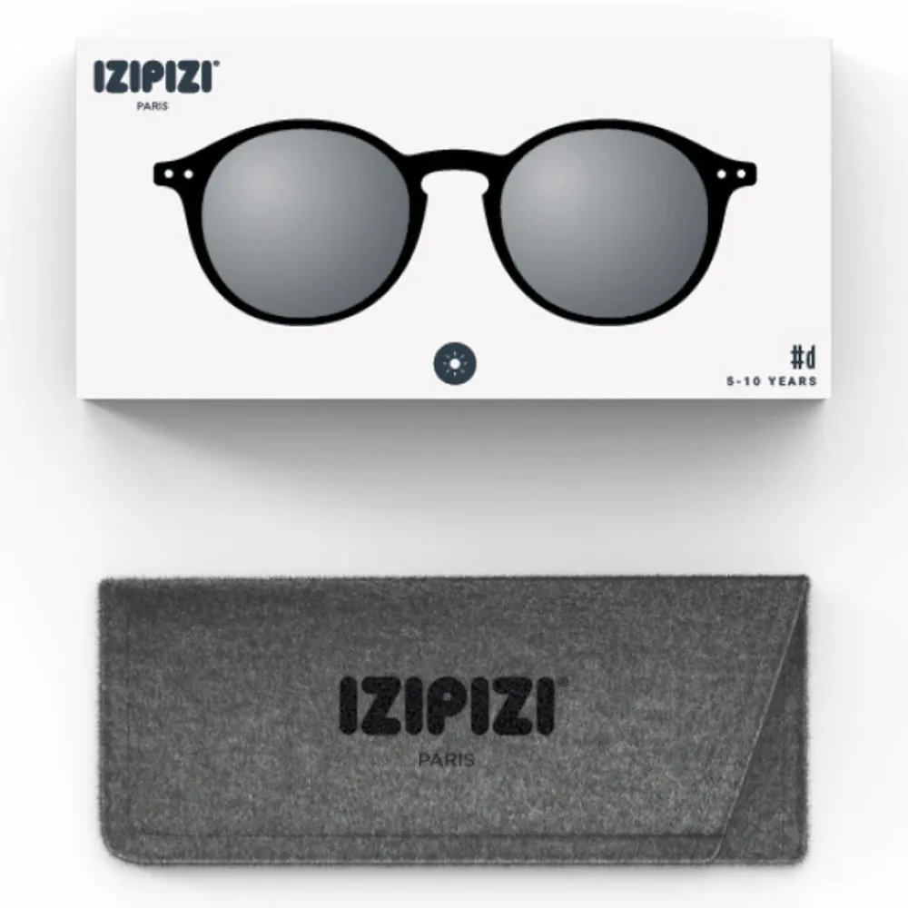 Lunettes Enfant<Izipizi Lunettes de soleil D Sun Junior Black Soft Grey Lenses Cat 3