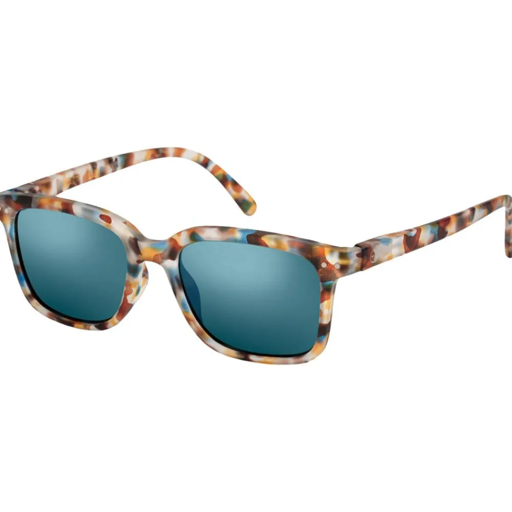 Lunettes Femme<Izipizi Lunettes de soleil Sun #L Blue Tortoise Soft Blue Mirror