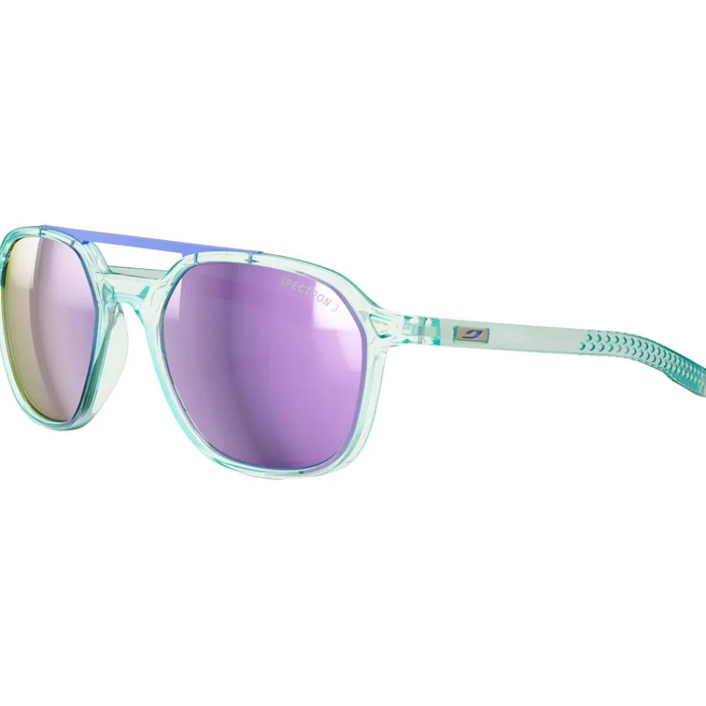 Lunettes Femme<Julbo Lunettes de soleil Slack Cover Translucide Brillant Menthe Gris Clair Spectron 3